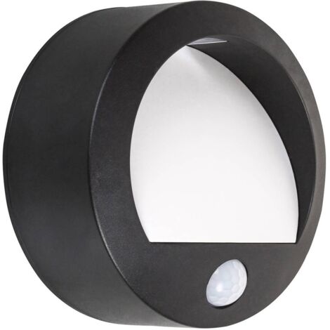 . Lampada da parete Outdoor luce Amarillo plastica e plastica nera Ø11cm L: 5,6cm IP44