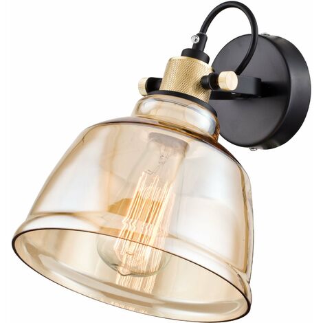 Lampada da parete Pendant in Metallo Irving Nero