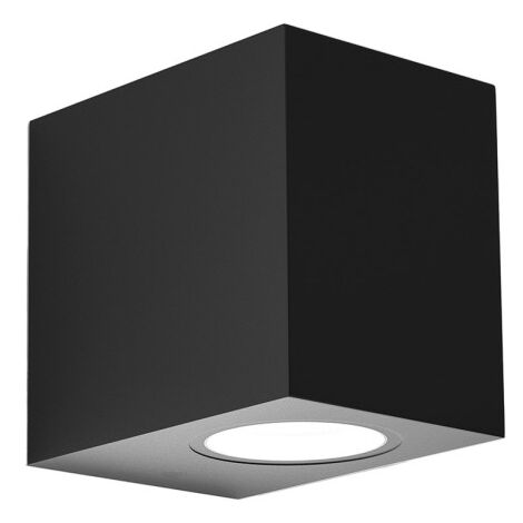 Lampada da parete per esterni Elk 1xgu10 nero ip44 8x7x9 cm