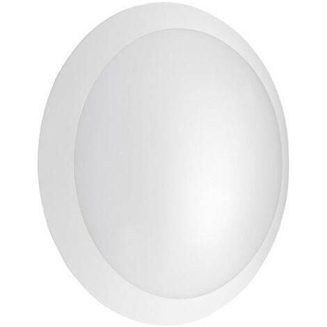 Lampada da parete per esterni grado IP65 luce E27- BASE Bianco D30 cm