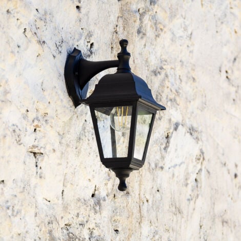 Lampada da Parete per Esterni Mini Villa Nero Nero