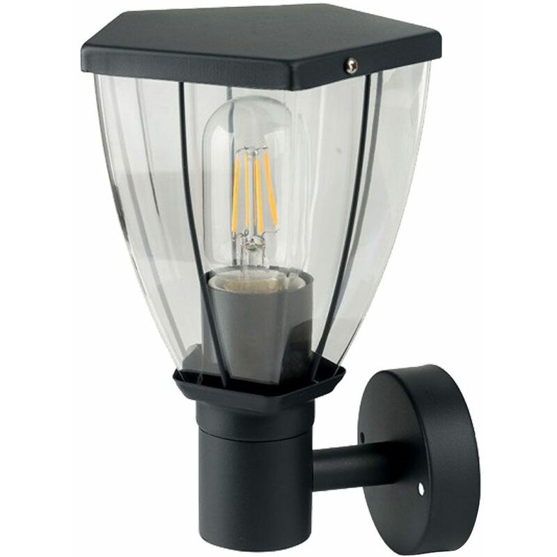 Image of Lanterna da parete telecomando da giardino in acciaio inox lampada da esterno dimmerabile in un set comprensivo di lampadine led rgb