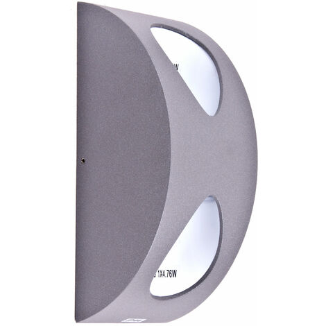 Lampada da parete per esterno LED 9,6 watt IP44 lampada da soffitto faretto su e giù Eglo 78045