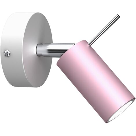 Lampada da parete PRESTON ROSA/BIANCO 1x mini GU10
