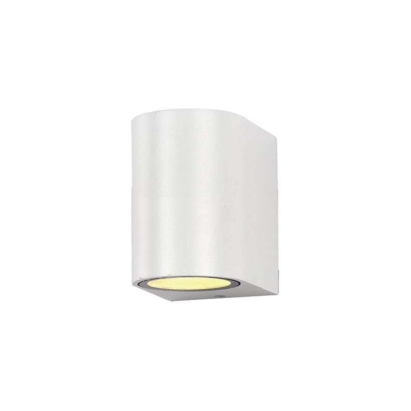 Image of Lampada da parete rotonda Spot GU10 Alluminio Blanche