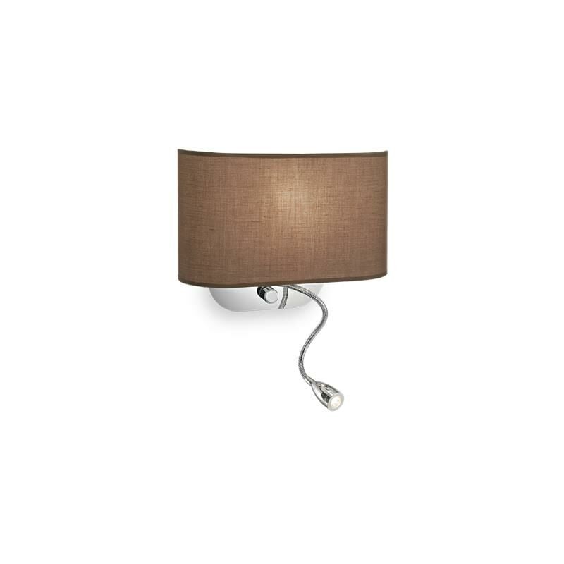 Image of Ideal Lux - lampada da parete 2 luci sheraton AP2 marrone