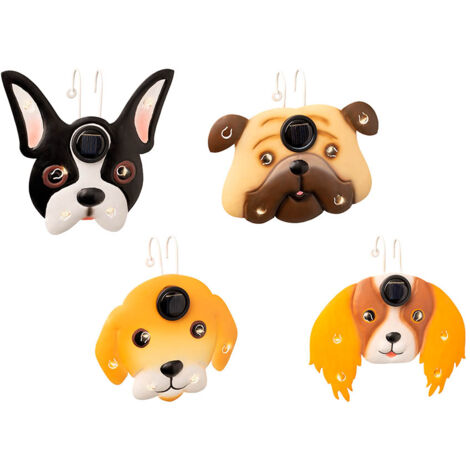 Lampada da parete solar dog 4 modelli diversi