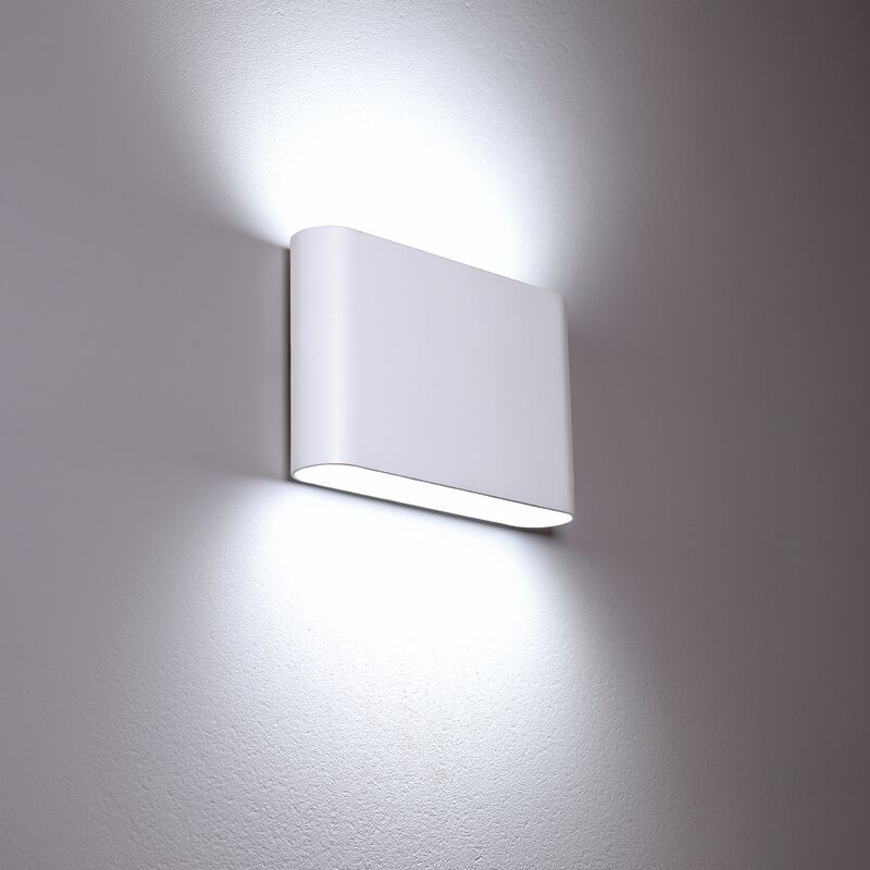 Image of Lampada da parete Sole 2 x 5 w 3/4/5 k bianca Novalux 109202.01