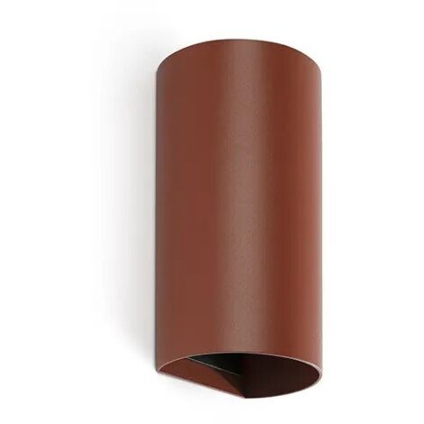 Lampada da parete SOLE rotonda in terracotta liscia 40541