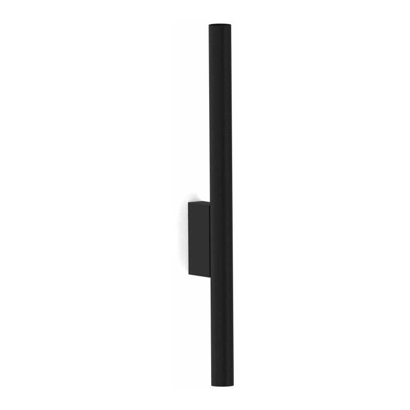 Image of Lampada da parete dal design allungato di color nero dal design moderno Up Down H:40cm Illuminazione indiretta in Metallo 2xG9 - Nero