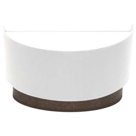 Lampada da parete tatiana 1xe27 bianco-ossido 17x30x15 cm