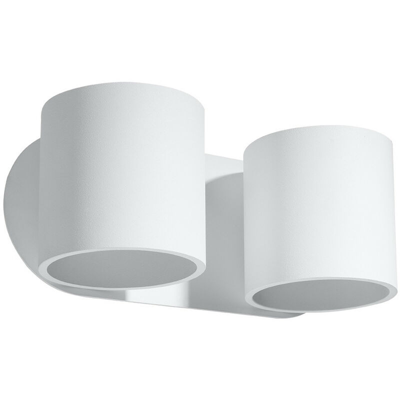 

Sollux Lighting - Lampada da parete Twin Round Up & Down bianca G9 Lámpara de pared Twin Round Up & Down Blanco G9