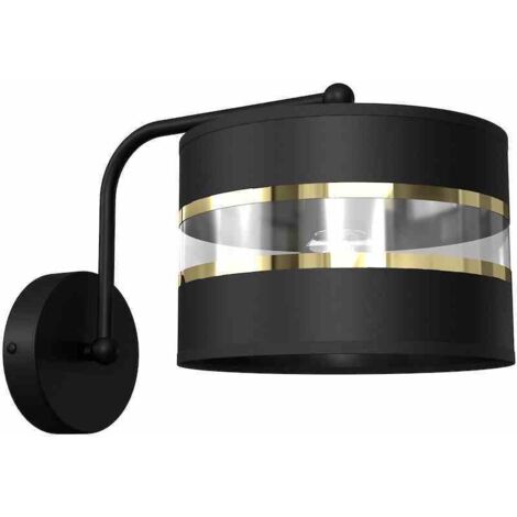 Lampada da parete ULTIMO NERO 1xE27