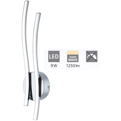 Lampada da parete a LED per camera da letto modello SILK Warm White 420Lm