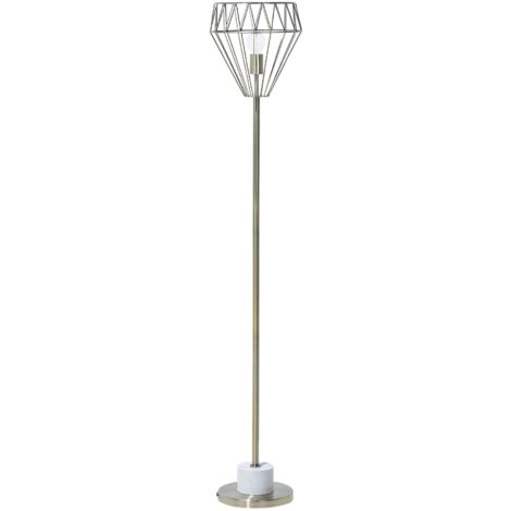 Lampada da pavimento in ottone Mooni