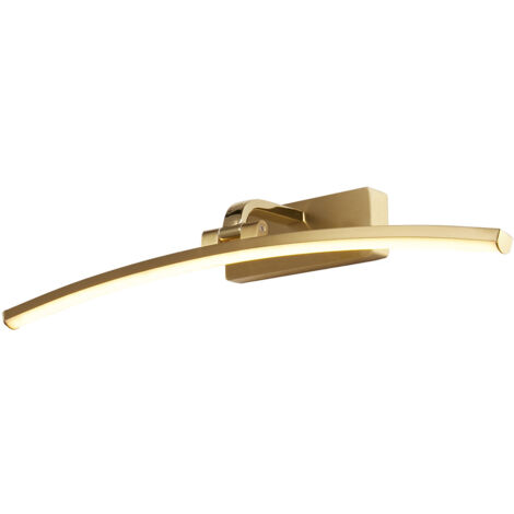 Lampada da quadro Santorini - Ottone satinato e metallo lucido
