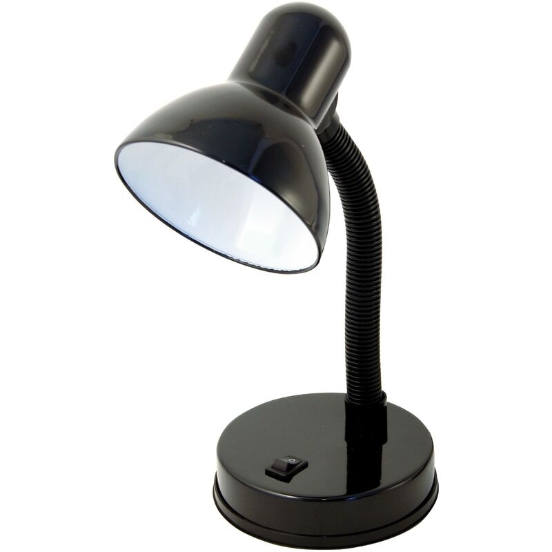 Lampada da scrittoio e27 charleston nera
