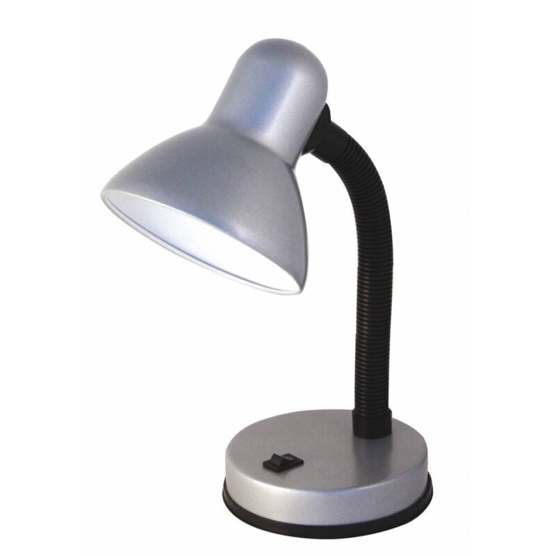 1pz Lampada Da Scrittoio E27 Charleston Silver