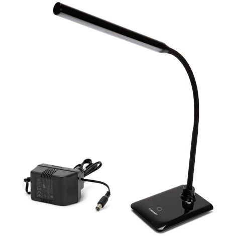 LAMPADA DA SCRITTOIO LED 6W SLIM NERA  PZ 1,0
