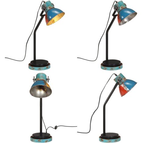 Lampada da Scrivania 25 W Multicolore 18x18x60 cm E27 - Lampada industriale - Lampada da tavolo