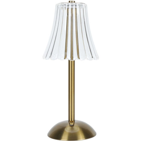 Lampada da scrivania a 3 colori, lampada da tavolo senza fili, 1200 mAh, controllo touch, stile vintage, per camera da letto, ristorante