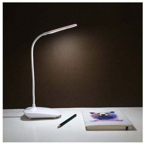 Lampada da scrivania a LED senza fili UlisemGladle, lampade da tavolo a batteria, luce di lettura ricaricabile dimmerabile con timer, lampada touch a collo d'oca regolabile per ufficio, porta di ricar