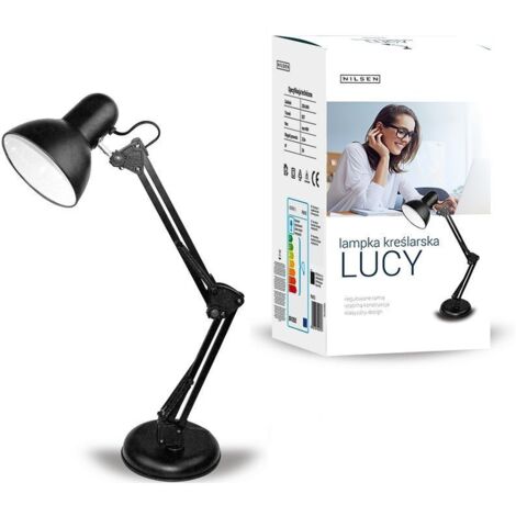 LAMPADA DA SCRIVANIA ALTA LUCY 57cm E27 FILETTO NILSEN
