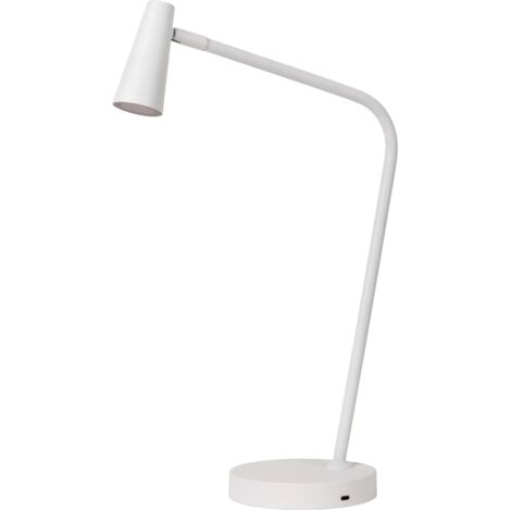 Lampada da scrivania bianca LED 3W touch Lucide Stirling