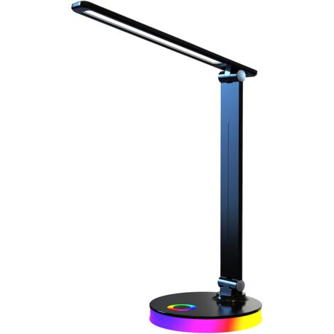 Lampada da scrivania Bruno Black LED RGB da 5 W