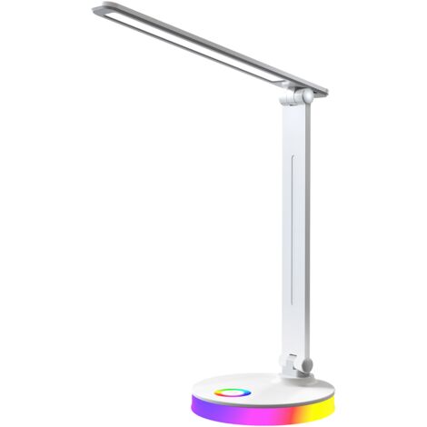 Lampada da scrivania Bruno White LED RGB da 5 W