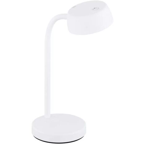 Lampada Da Scrivania Cabales Bianco Ø14 Cm Eglo