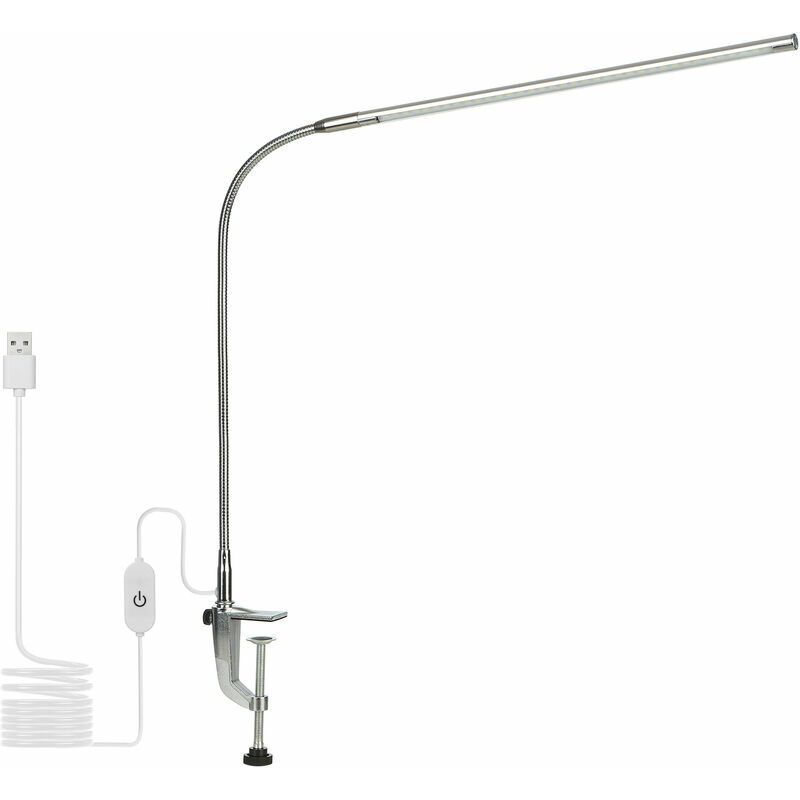 Lampada da scrivania con morsetto usb a luce