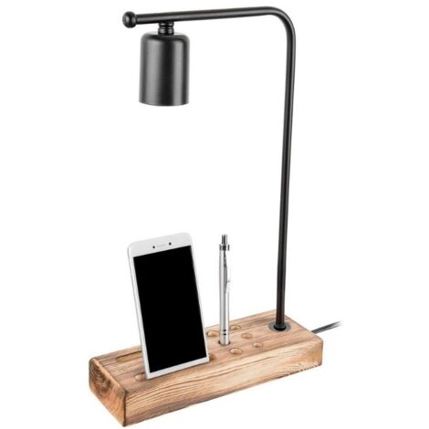 Lampada da scrivania con porta cellulare Vito