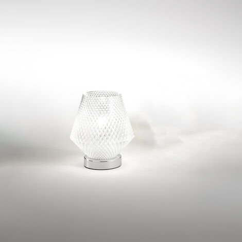 Lampada Da Scrivania Contemporanea Arnia Bianco 1 Luce E27 - Bianco