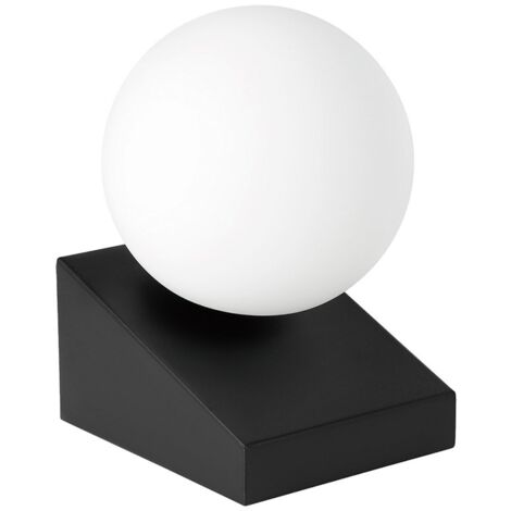 Lampada Da Scrivania Contemporanea Bilbana 1 Luce Acciaio Nero - Nero