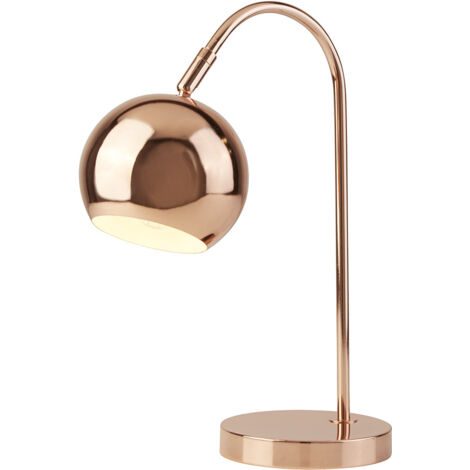 Lampada Da Scrivania Contemporanea Hang Acciaio Rame 1 Luce E14