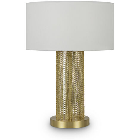 Lampada Da Scrivania Contemporanea Impressive Metallo Oro 1 Luce - Oro