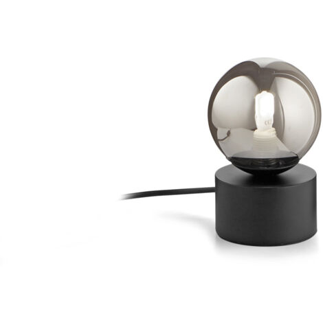 Lampada Da Scrivania Contemporanea Perlage Metallo Nero 1 Luce G9 3W 3000K