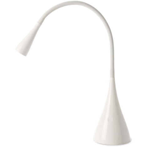 Lampada Da Scrivania Contemporanea Snake Acrilico Bianco Led 3W 3000K