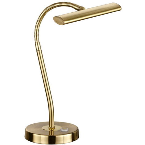 Lampada da scrivania Curtis oro Trio LED 4W dimmer