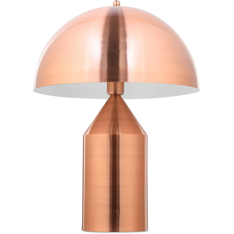 Image of Lampada da Tavolo - Lampada da Salotto - Donato Oro rosa cromo - Ferro - Oro rosa cromo