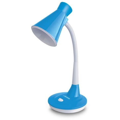 Lampada da scrivania esperanza e27 diadem blu