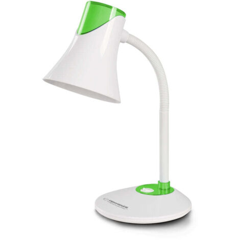 Lampada da scrivania esperanza e27 polaris verde