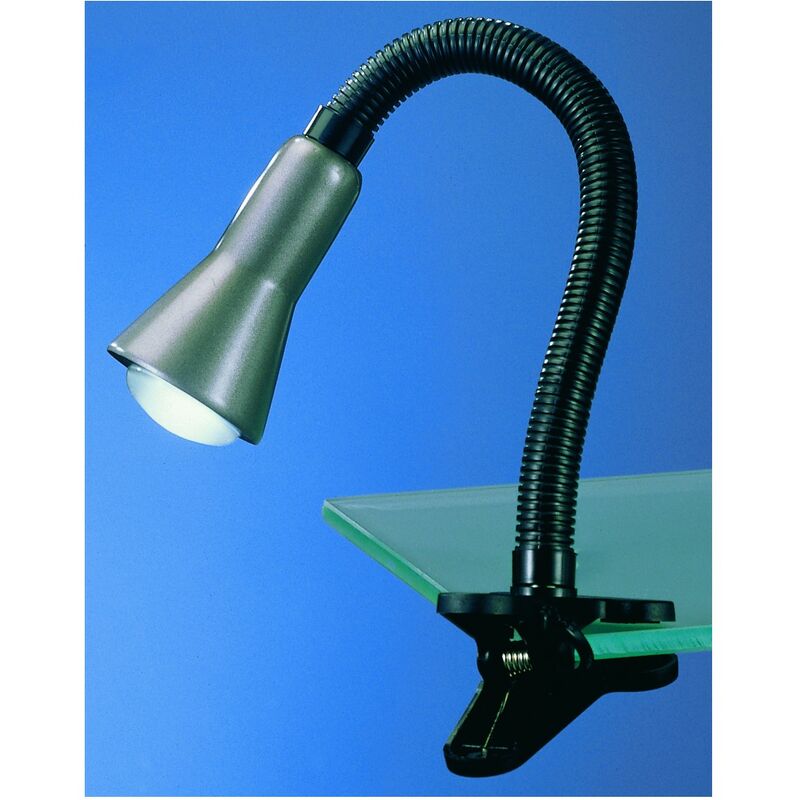 Image of Iperbriko - Lampada da Scrivania Flexo Alluminio 1xE14 Con Pinza Trio Lighting