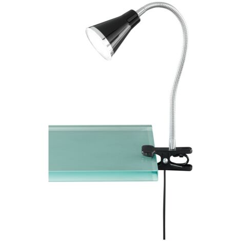 Lampada da Scrivania Led 3,8W Con Pinza Nero Arras Trio Lighting