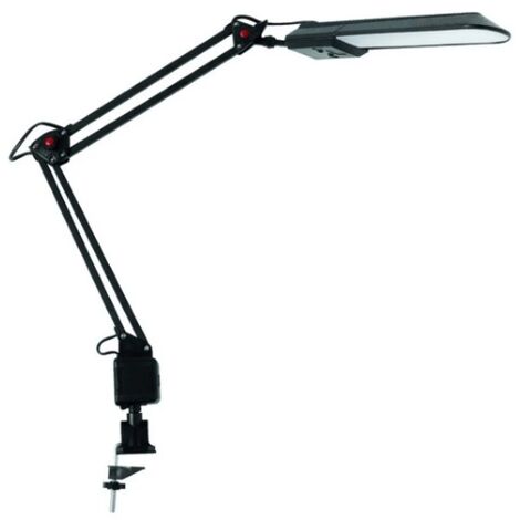 Lampada Da Scrivania Led 5 W Con Braccio E Morsetto Ufficio Studio Heron Led B