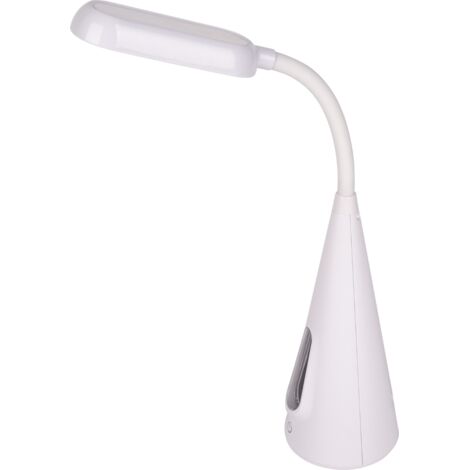 Lampada da scrivania LED 7W 3000K display bianca Polux