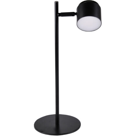 Lampada da scrivania LED nera 3000K 4,2W Kubik Polux