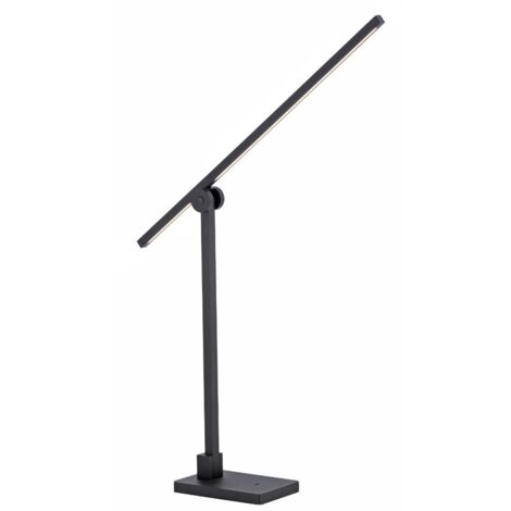 Lampada da scrivania LED nera Pure-Grafo 6,5W Neuhaus