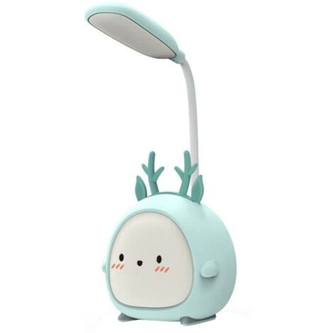 Lampada da scrivania, LED, ricaricabile tramite USB, portatile, verde
